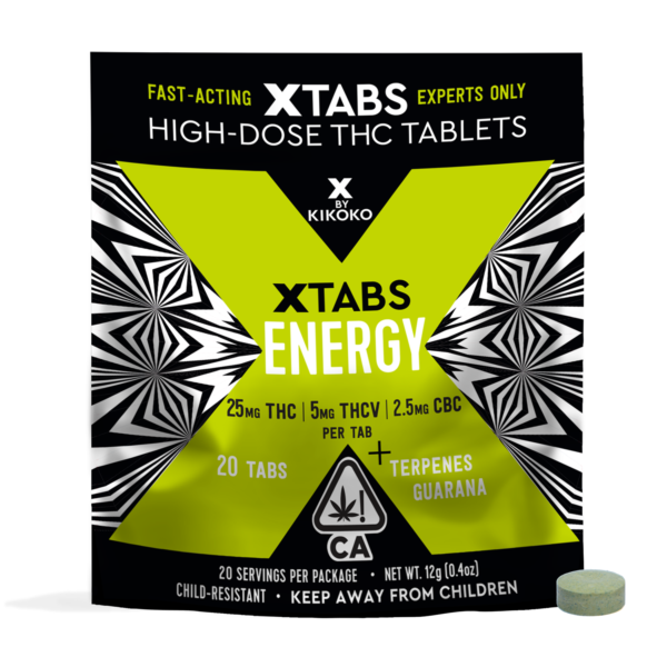 XTabs Energy 500 [20pk] (25mg THC/ 5mg THCV/ 2.5mg CBC)
