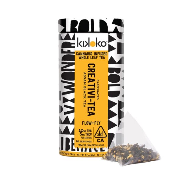 2:1 Creativi-Tea 10 Bag Tin (100mg THC/50mg THCV)