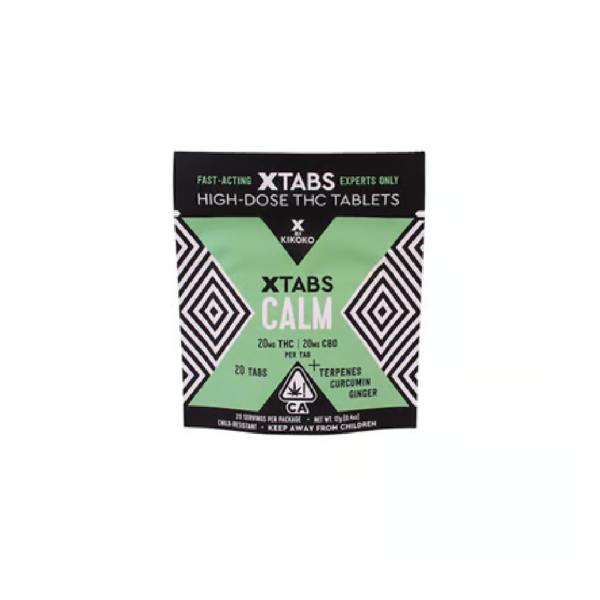 XTabs Calm 400 [20pk] (400mg THC/ 400mg CBD)